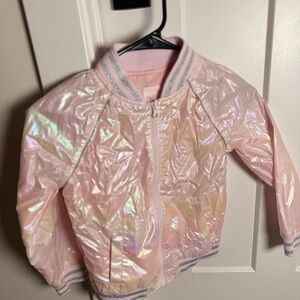 Cat & Jack Holographic Bomber Jacket